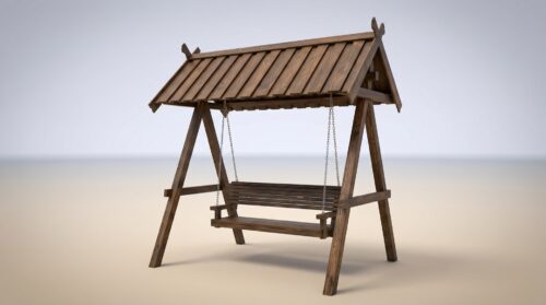 Качели 3-х местные с навесом КЧ-01