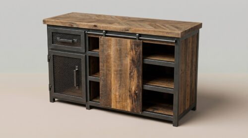 Шкаф-тумба в стиле лофт ШТ-01