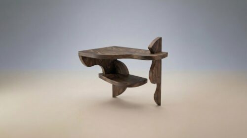 Двухъярусная угловая полка пу-02