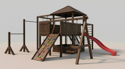 Детские игровые площадки и комплексы